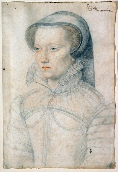 Ritratto di Diane de Clermont, Mademoiselle de Monlor da François Clouet