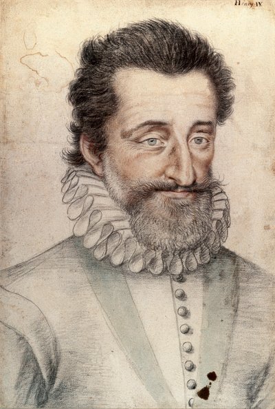 Ritratto di Enrico IV di Francia (1553-1610) da François Clouet