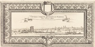 Pagina del titolo per "Various Italian Landscapes" di Callot da Francois Collignon