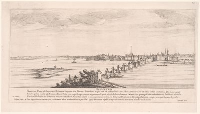 Veduta di Nantes (Vedute fluviali in Francia, serie) da Francois Collignon