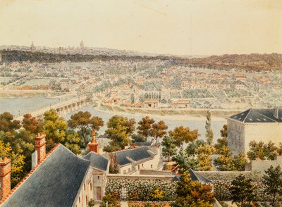 Veduta di Parigi dalle alture di Saint Cloud, 1791 da Francois Debret