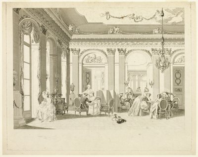Il salotto da Francois Dequevauviller