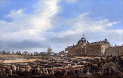 Distribuzione delle bandiere alla Guardia Nazionale, 29 agosto 1830 da Francois Dubois