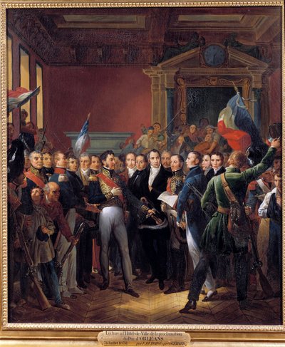 Episodio della Rivoluzione del 1830, giorno di luglio da Francois Dubois