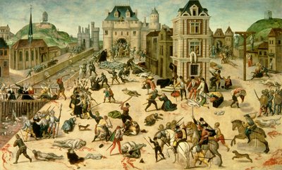 Massacro di San Bartolomeo il 24 agosto da Francois Dubois