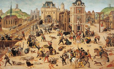 Massacro della notte di San Bartolomeo, c.1572-84 da Francois Dubois