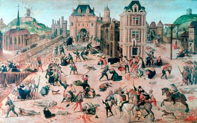 Massacro della notte di San Bartolomeo da Francois Dubois