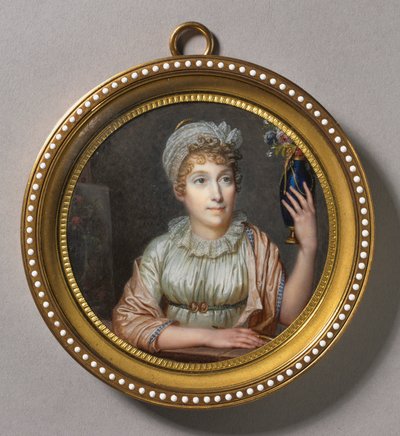 Ritratto di Anne Vallayer-Coster, 1804 da Francois Dumont
