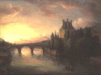 Vista della Senna da Francois Edme Ricois