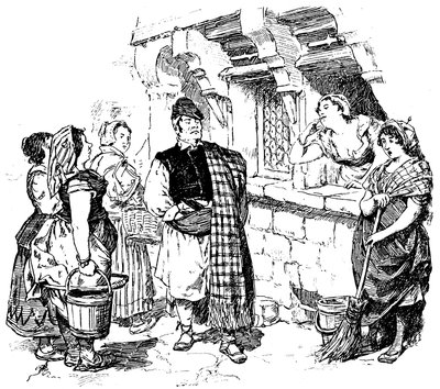 Illustrazione per il “Romanzo Comico” di Paul Scarron: Capitolo 19 della Parte 2 