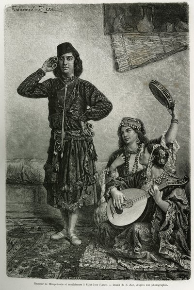 Danzatrice e musicisti mesopotamici, a San Giovanni d