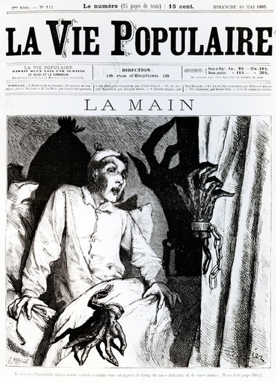 La mano, copertina di 