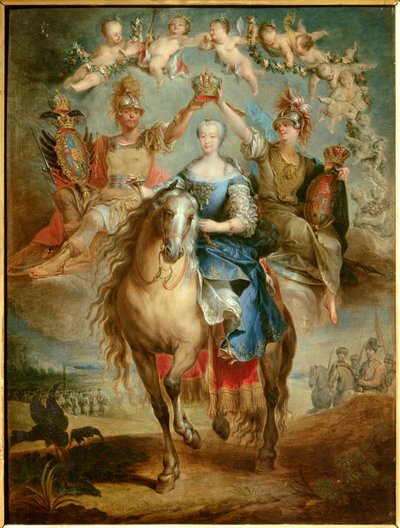 Ritratto equestre di Maria Teresa d