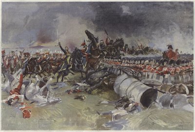 Battaglia di Waterloo da Francois Flameng