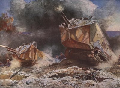 Scena di battaglia della Prima Guerra Mondiale da Francois Flameng