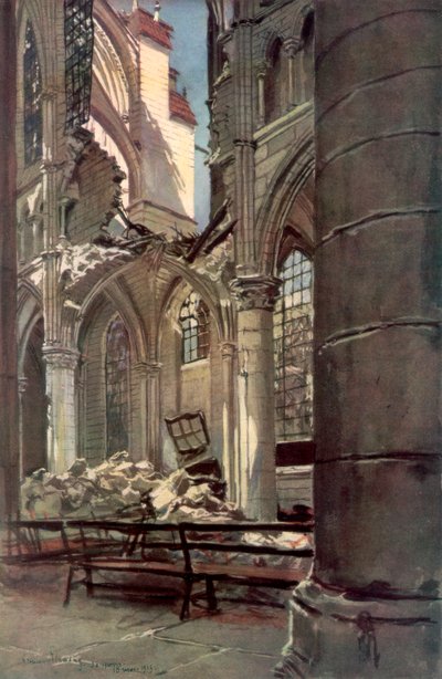 Interno delle rovine dell