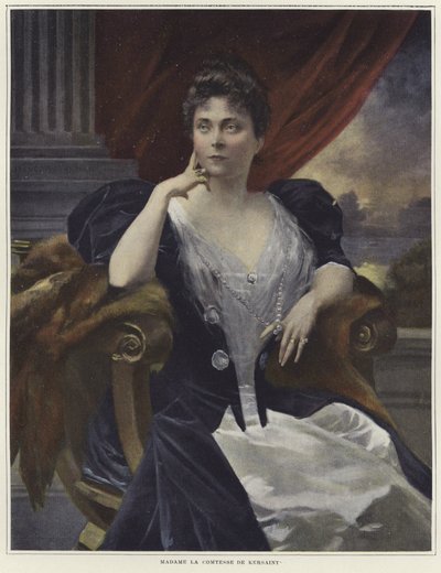Ritratto di Madame la Comtesse de Kersaint da Francois Flameng