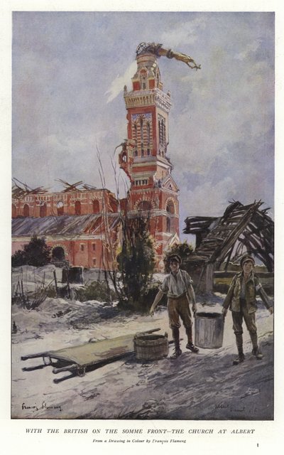 Con i britannici sul fronte della Somme da Francois Flameng