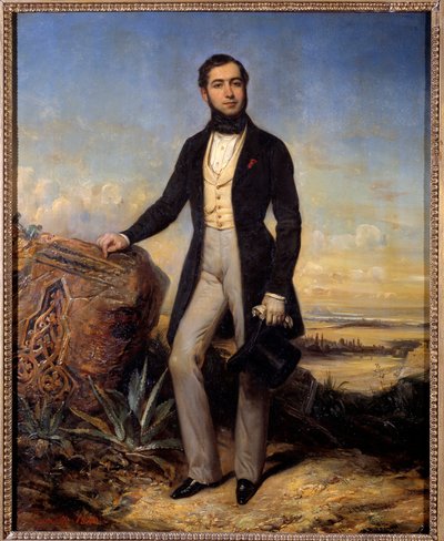 Ritratto di Ferdinand de Lesseps da Francois Gabriel Guillaume Lepaulle