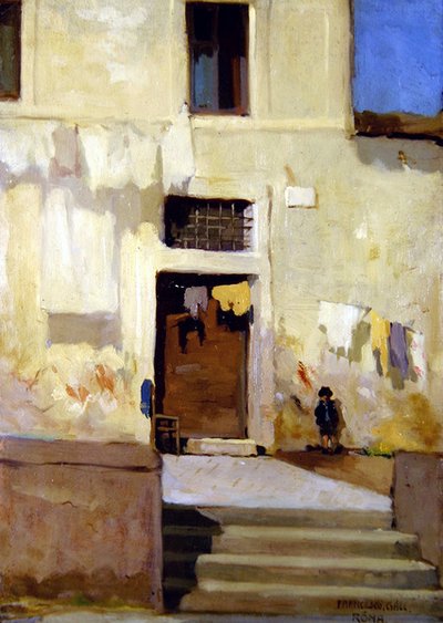 Scena di strada a Roma da Francois Gall