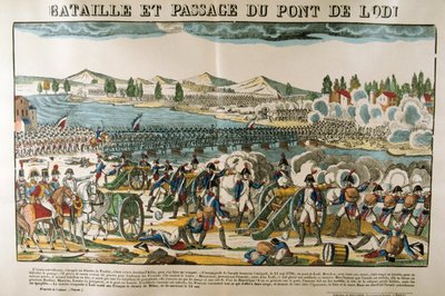 Battaglia e attraversamento del ponte di Lodi, 11 maggio, 1796 da Francois Georgin
