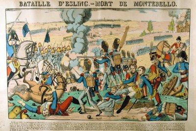 Battaglia di Essling - Morte di Montebello, 21 maggio 1809, c1835 da Francois Georgin