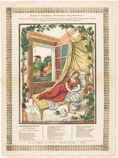 Bonne Ste. Fainéante, Protectrice des paresseuses! da Francois Georgin