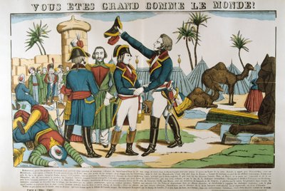 Napoleone e il generale Kleber nella spedizione in Egitto, 1798, c1835 da Francois Georgin