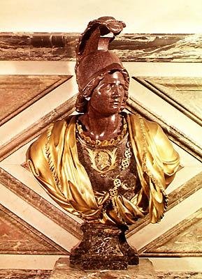 Busto di Alessandro Magno (356-323 a.C.) 1684 da Francois Girardon