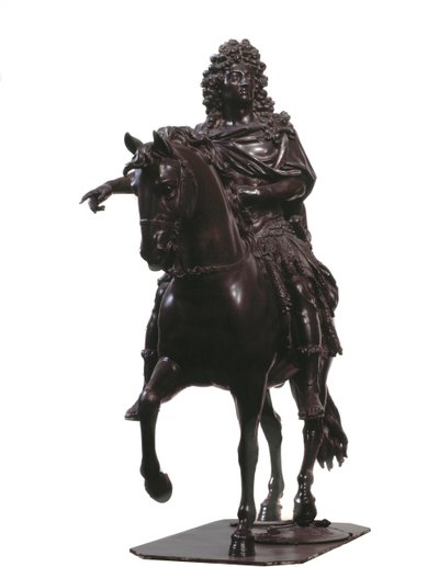 Ritratto equestre del re di Francia Luigi XIV da Francois Girardon