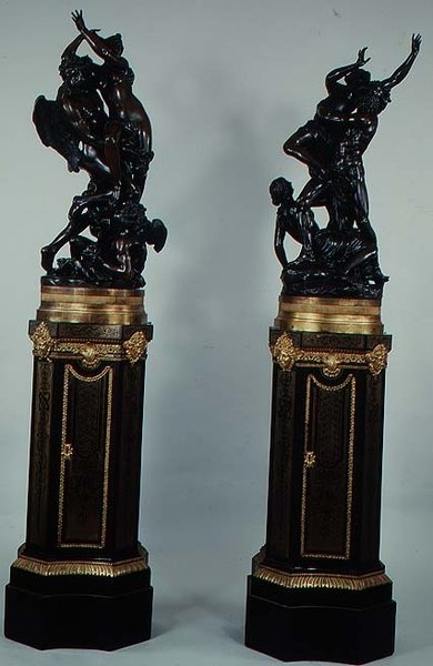 Il ratto di Proserpina, basi attribuite a Boule, c.1693-1710 da Francois Girardon