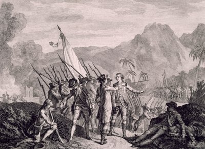 Cattura francese di Tobago da Francois Godefroy