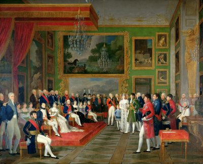 Matrimonio del Principe Eugenio de Beauharnais e della Principessa Augusta di Baviera, 13 gennaio 1806 da Francois Guillaume Menageot