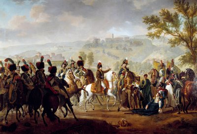 Morte del Generale Causse alla Battaglia di Dego alla presenza di Bonaparte, 16 aprile da Francois Henri Mulard