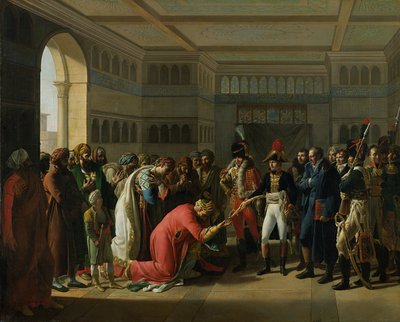 Il Generale Bonaparte che Dona una Spada al Capo Militare di Alessandria, luglio 1798, 1808 da Francois Henri Mulard