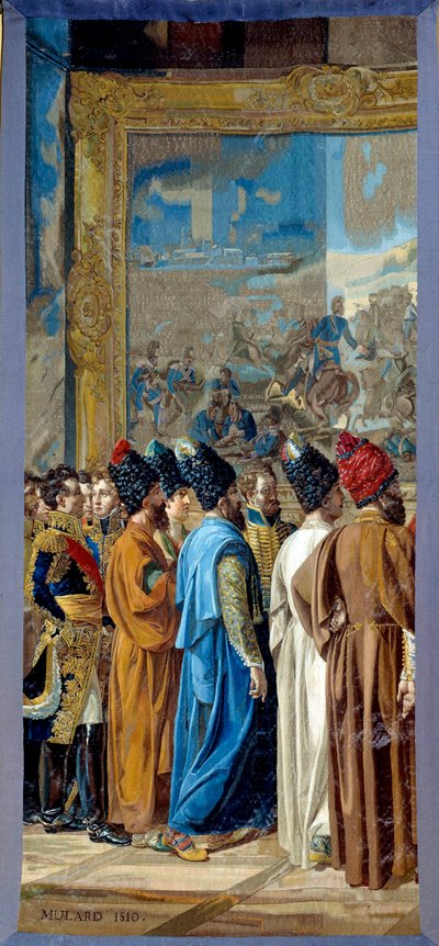 Napoleone I ricevuto al castello di Finkenstein in Polonia da Francois Henri Mulard