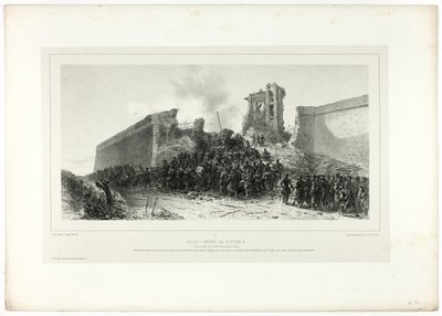 Assalto al bastione n.8, da Souvenirs d