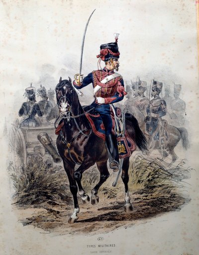 Soldato della Guardia Imperiale a cavallo da Francois Hippolyte Lalaisse
