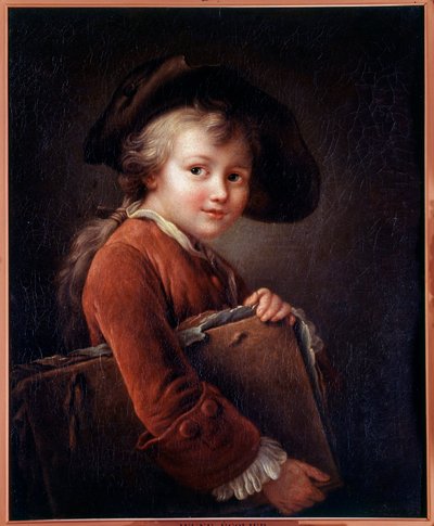 Un giovane allievo da Francois Hubert Drouais