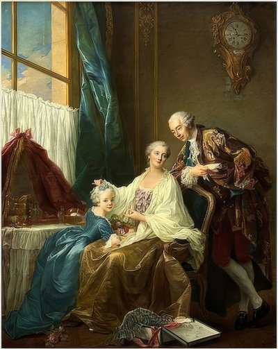 Ritratto di famiglia da Francois Hubert Drouais