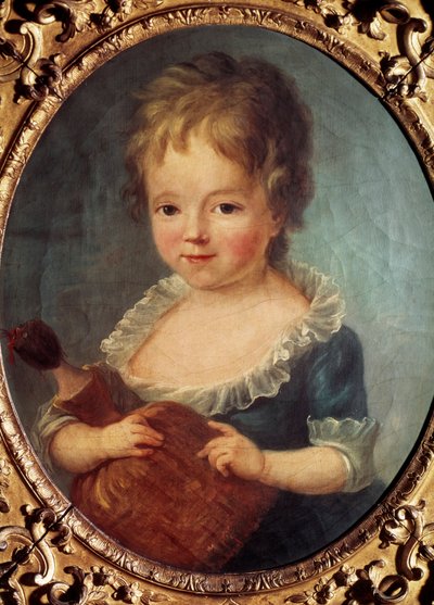 Fille a la poupee da Francois Hubert Drouais