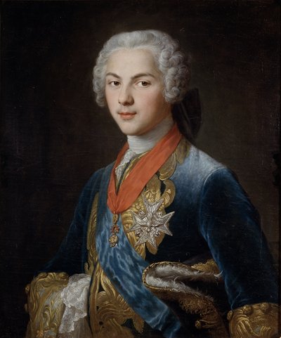 Luigi, Delfino di Francia 1729-1765, figlio del re Luigi XV, c. 1745 da Francois Hubert Drouais