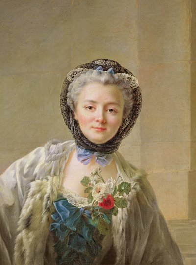Ritratto di Madame Drouais (c.1732-c.1815) c.1758 da Francois Hubert Drouais