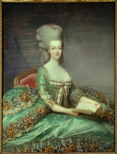 Ritratto di Maria Antonietta (1755-1793) Regina di Francia da Francois Hubert Drouais