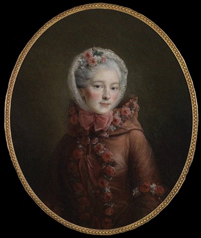 Ritratto della Principessa Natalya Petrovna Galitzine 1741-1837, 1760 da Francois Hubert Drouais
