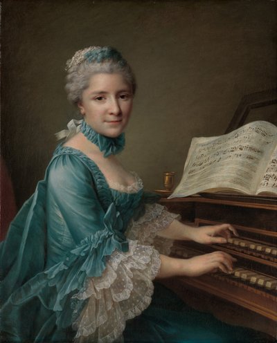 Ritratto di una donna, detta Madame Charles Simon Favart da Francois Hubert Drouais