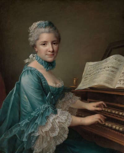 Ritratto di una donna, detta Madame Charles Simon Favart da Francois Hubert Drouais