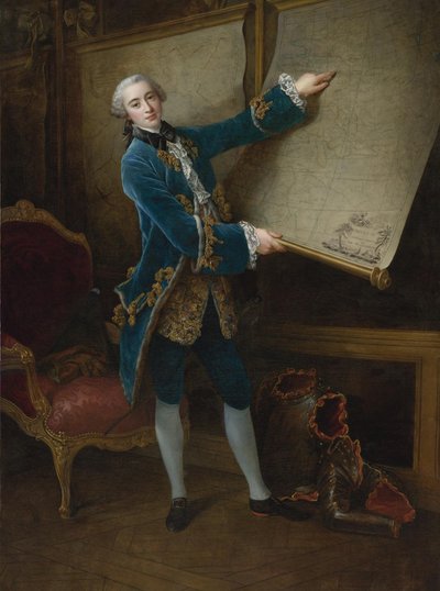 Ritratto del Conte di Vaudreuil da Francois Hubert Drouais