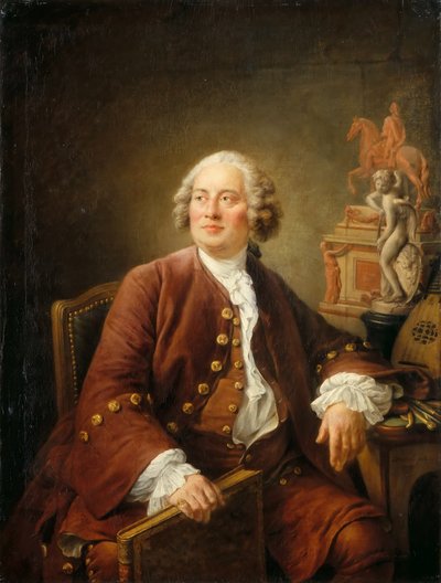 Ritratto dello scultore Edmé Bouchardon, 1758 da Francois Hubert Drouais