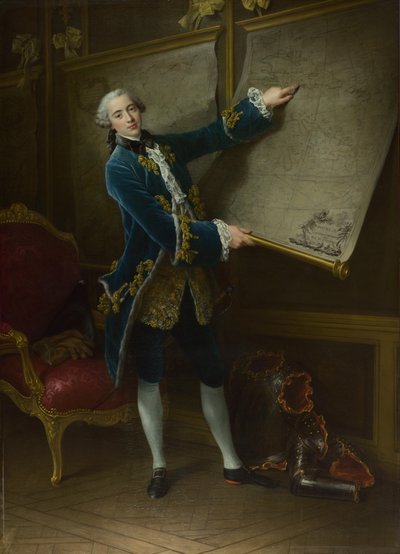 Il Conte di Vaudreuil, 1758 da Francois Hubert Drouais